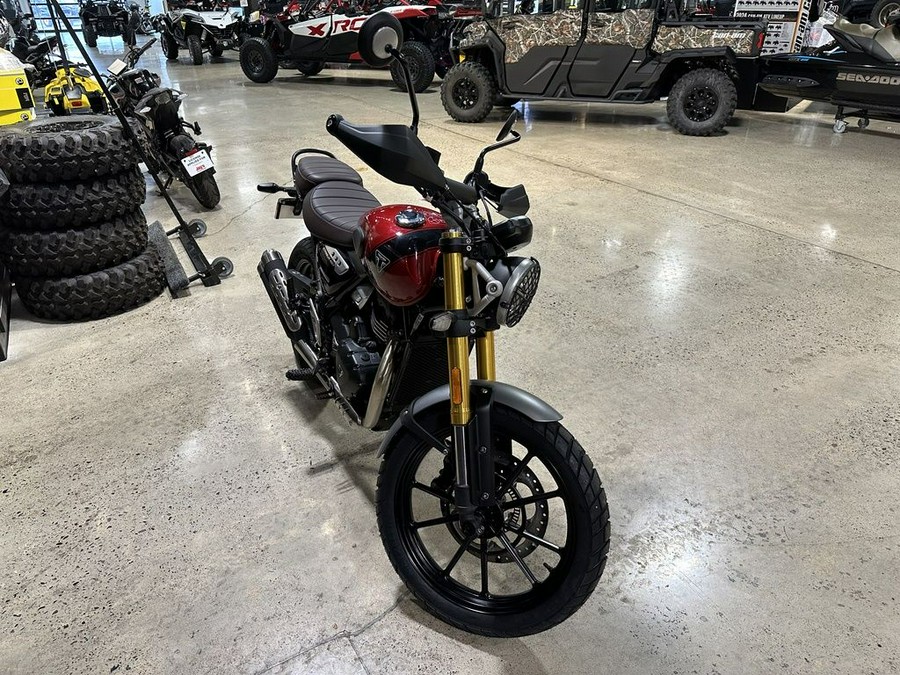 2024 Triumph Scrambler 400 X Carnival Red / Phantom Black