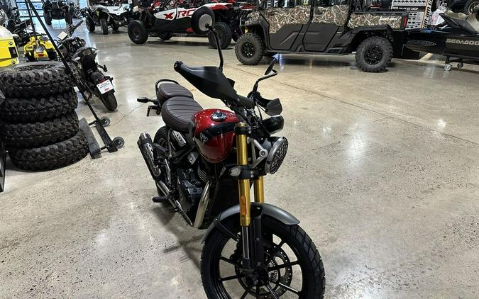 2024 Triumph Scrambler 400 X Carnival Red / Phantom Black