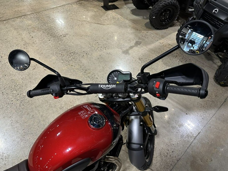 2024 Triumph Scrambler 400 X Carnival Red / Phantom Black