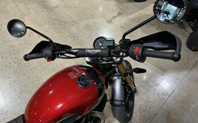 2024 Triumph Scrambler 400 X Carnival Red / Phantom Black