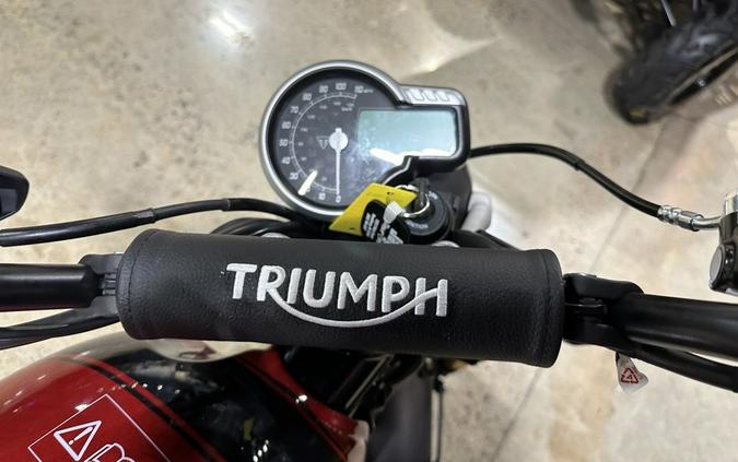 2024 Triumph Scrambler 400 X Carnival Red / Phantom Black