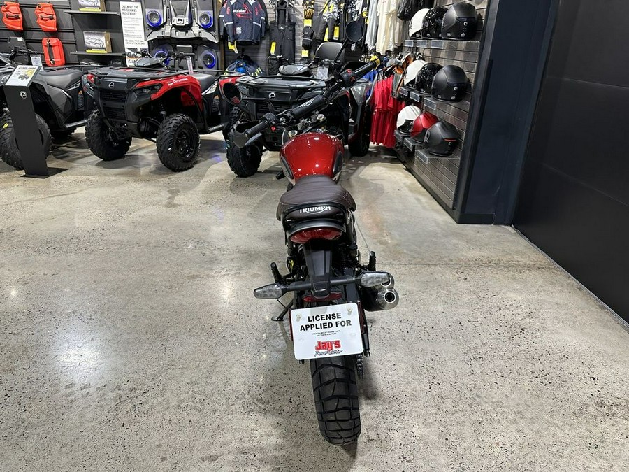 2024 Triumph Scrambler 400 X Carnival Red / Phantom Black