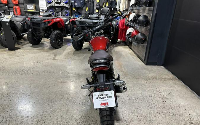 2024 Triumph Scrambler 400 X Carnival Red / Phantom Black