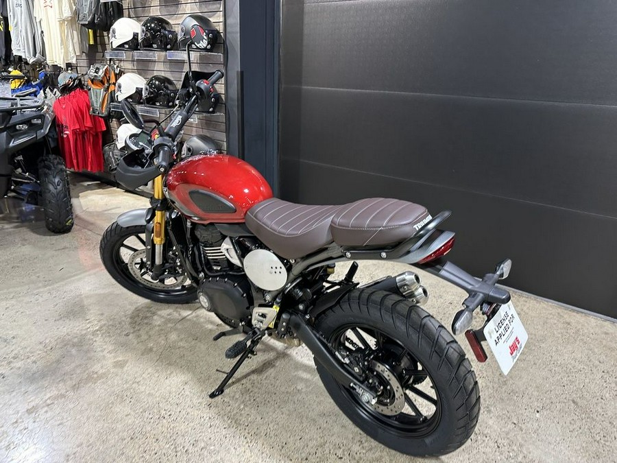 2024 Triumph Scrambler 400 X Carnival Red / Phantom Black