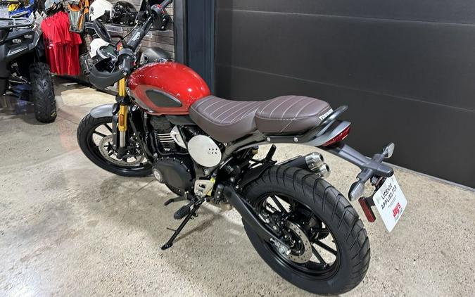 2024 Triumph Scrambler 400 X Carnival Red / Phantom Black