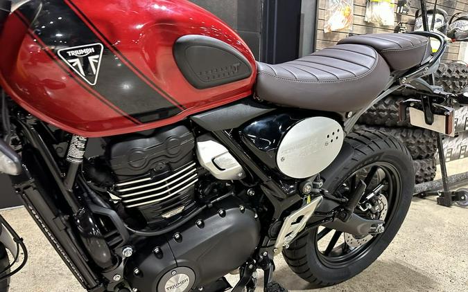 2024 Triumph Scrambler 400 X Carnival Red / Phantom Black