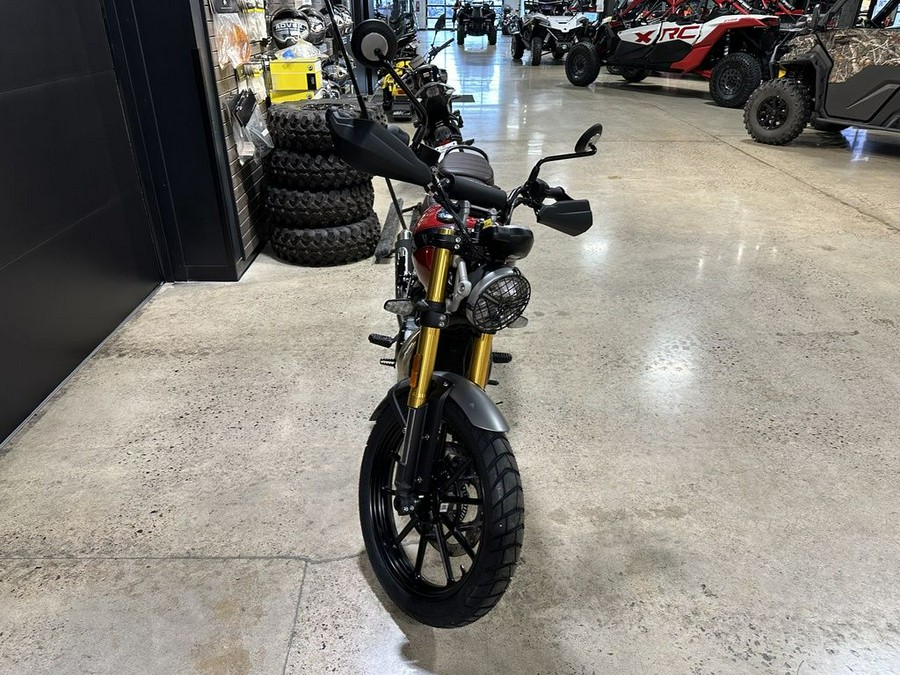 2024 Triumph Scrambler 400 X Carnival Red / Phantom Black