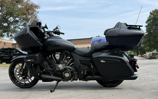 2026 Indian Pursuit Dark Horse 112 W/ Powerband Audio Black Smoke