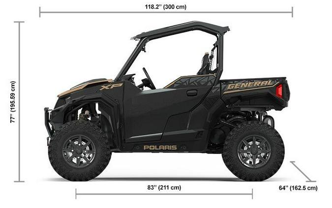 2022 Polaris Industries GENERAL XP 1000 Deluxe Black Crystal