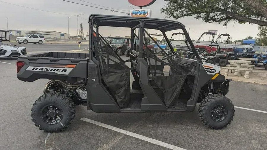 New 2025 POLARIS RANGER CREW 1000 PREMIUM WHITE LIGHTNING