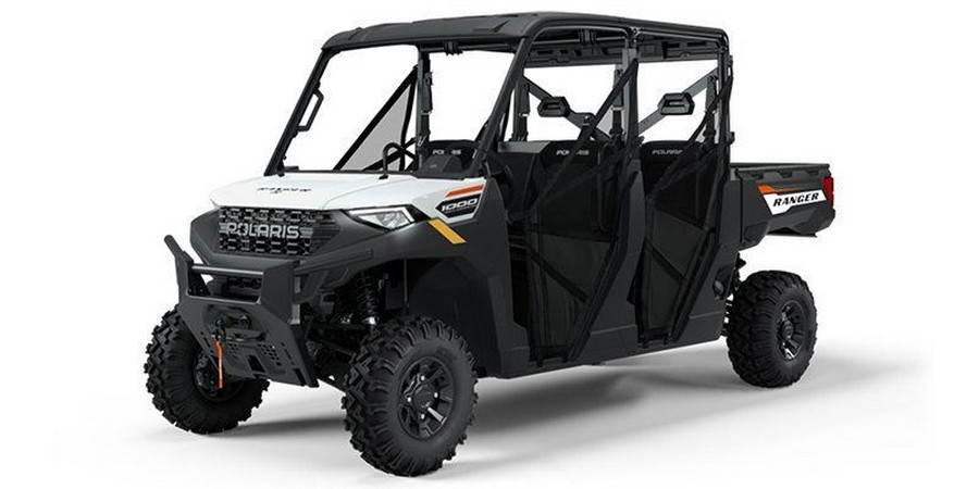 New 2025 POLARIS RANGER CREW 1000 PREMIUM WHITE LIGHTNING