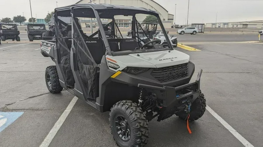 New 2025 POLARIS RANGER CREW 1000 PREMIUM WHITE LIGHTNING