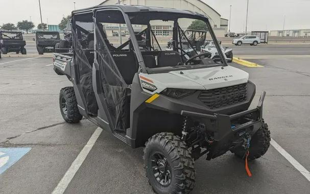 New 2025 POLARIS RANGER CREW 1000 PREMIUM WHITE LIGHTNING