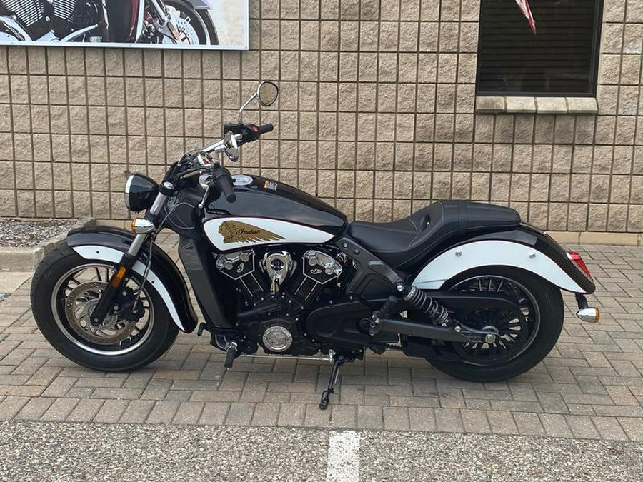 2018 Indian Motorcycle® Scout® Icon ABS Thunder Black/White/Red Pinstripe