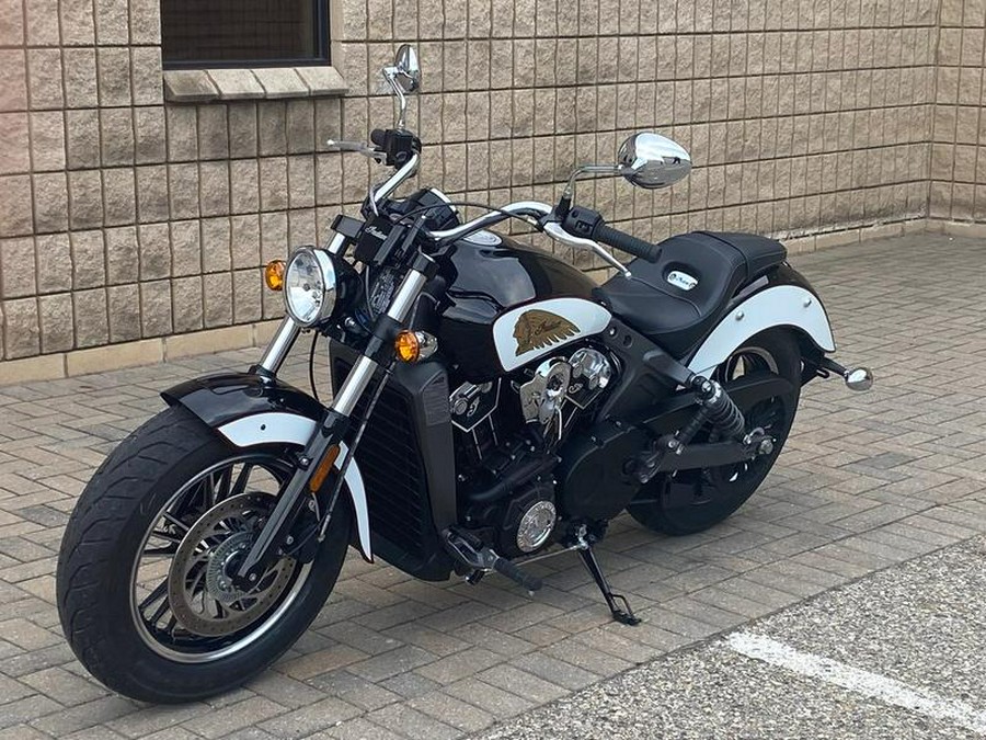 2018 Indian Motorcycle® Scout® Icon ABS Thunder Black/White/Red Pinstripe