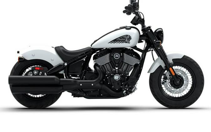 2026 Indian Chief Bobber Dark Horse Ghost White Metallic Smo