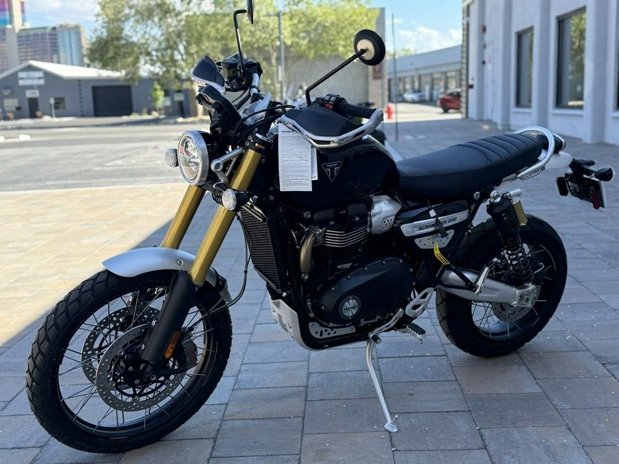 2025 Triumph Scrambler 1200 XE Sapphire Black