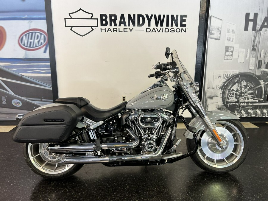2024 Harley-Davidson® Fat Boy® 114 Billiard Gray FLFBS