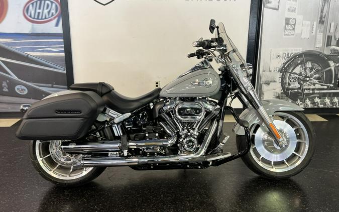2024 Harley-Davidson® Fat Boy® 114 Billiard Gray FLFBS