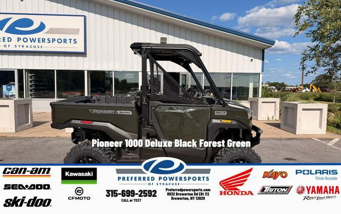 2026 Honda Pioneer 1000 Deluxe Black Forest Green