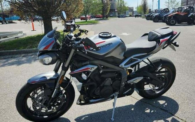 2020 Triumph Street Triple RS Silver Ice