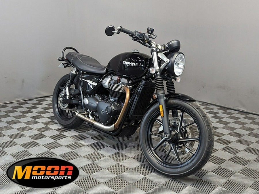 2019 Triumph Street Twin Jet Black