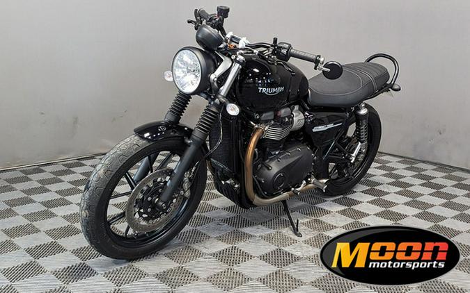 2019 Triumph Street Twin Jet Black