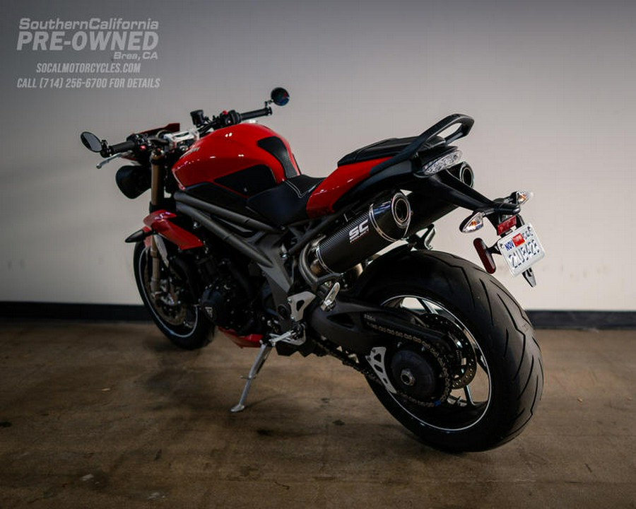 2017 Triumph Speed Triple S ABS Diablo Red