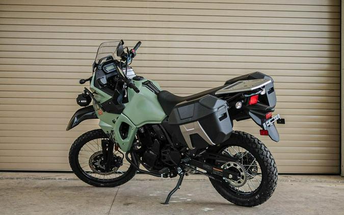 New 2024 KAWASAKI KLR 650 ADVENTURE ABS PEARL MATTE SAGE GREEN