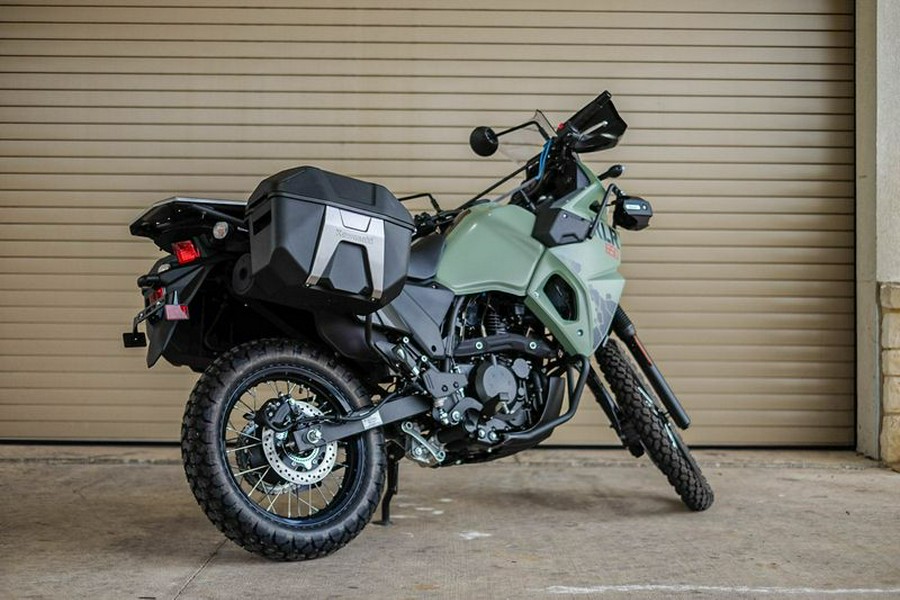 New 2024 KAWASAKI KLR 650 ADVENTURE ABS PEARL MATTE SAGE GREEN