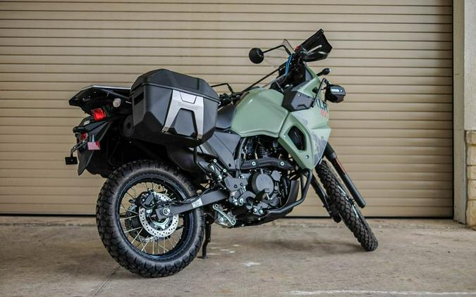 New 2024 KAWASAKI KLR 650 ADVENTURE ABS PEARL MATTE SAGE GREEN