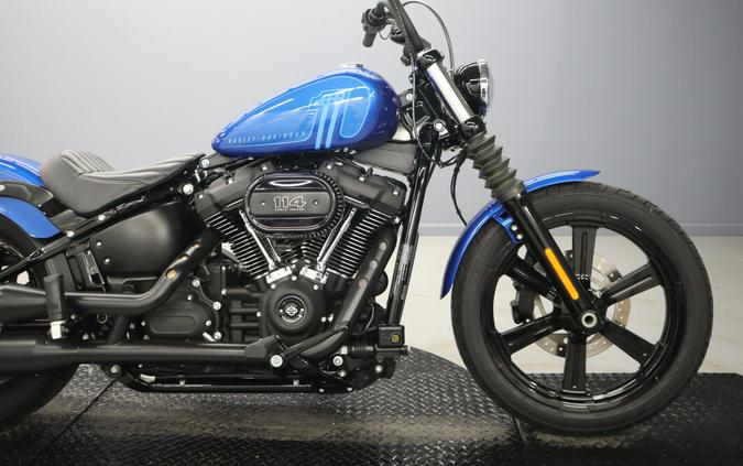 Used 2024 Harley-Davidson Street Bob 114 Blue Burst