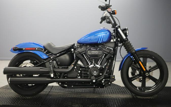 Used 2024 Harley-Davidson Street Bob 114 Blue Burst