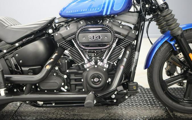 Used 2024 Harley-Davidson Street Bob 114 Blue Burst