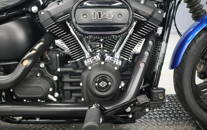 Used 2024 Harley-Davidson Street Bob 114 Blue Burst