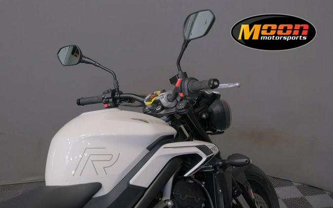 2024 Triumph STREET TRIPLE R Crystal White