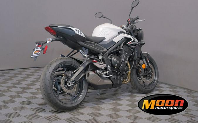 2024 Triumph STREET TRIPLE R Crystal White