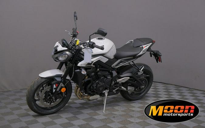 2024 Triumph STREET TRIPLE R Crystal White