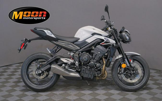 2024 Triumph STREET TRIPLE R Crystal White