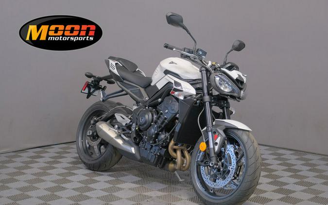 2024 Triumph STREET TRIPLE R Crystal White