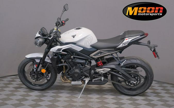 2024 Triumph STREET TRIPLE R Crystal White