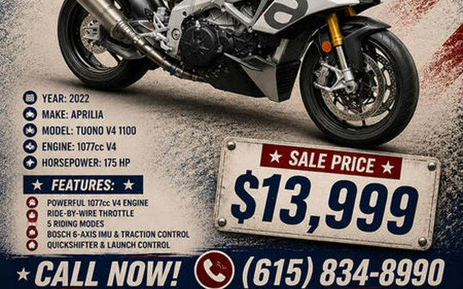 2022 Aprilia® Tuono V4 1100