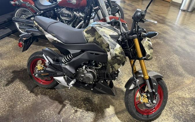 2025 Kawasaki Z125 PRO Cypher Camo Beige