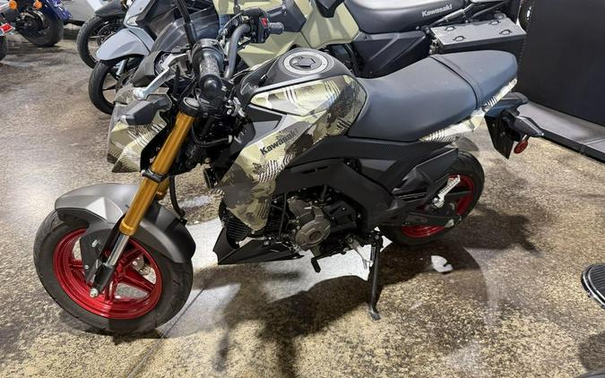 2025 Kawasaki Z125 PRO Cypher Camo Beige
