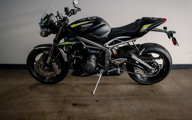 2022 Triumph Street Triple RS Matte Jet Black