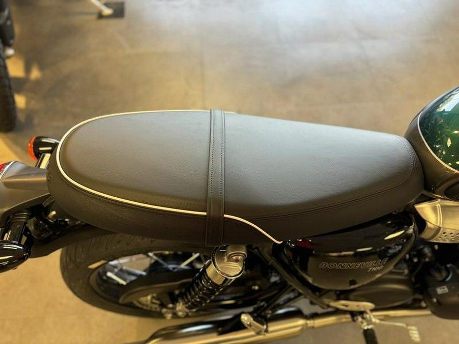 2024 Triumph Bonneville T100 Competition Green/Ironstone