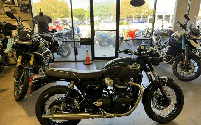 2024 Triumph Bonneville T100 Competition Green/Ironstone