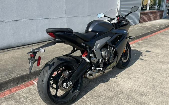 2025 Triumph Daytona 660 Satin Granite/Satin Black