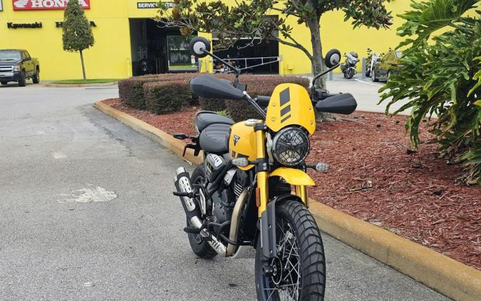 2026 Triumph Scrambler 400 XC Racing Yellow