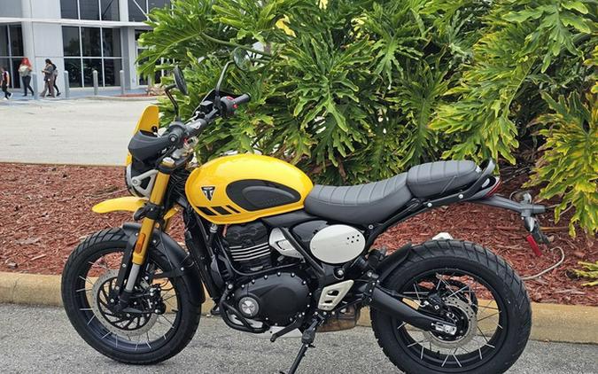 2026 Triumph Scrambler 400 XC Racing Yellow